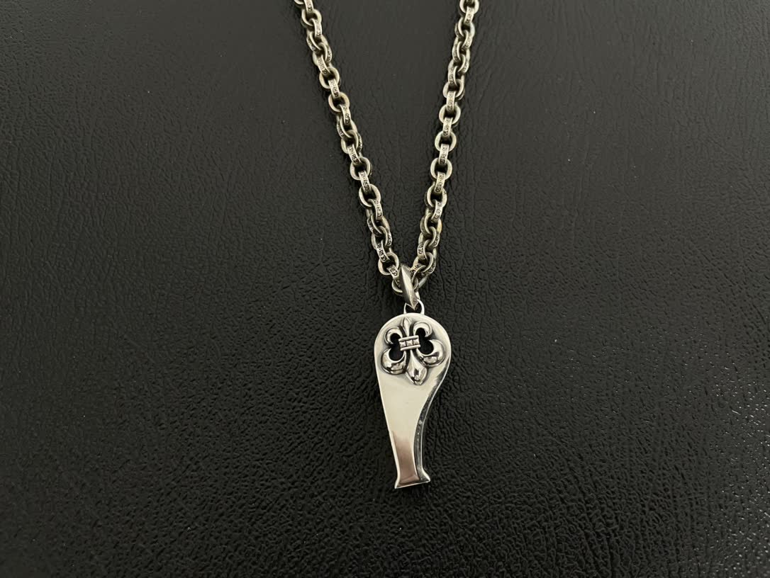 Chrome Hearts Silver Charm Necklaces